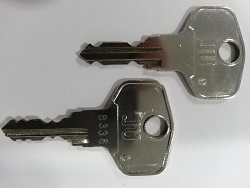 JU B series post box keys 