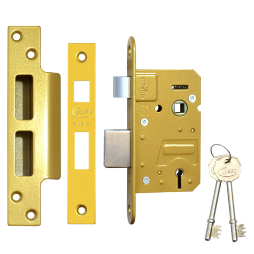 LS-AS1011 ASEC 5 Lever 76mm Sashlock c/w 2 keys 